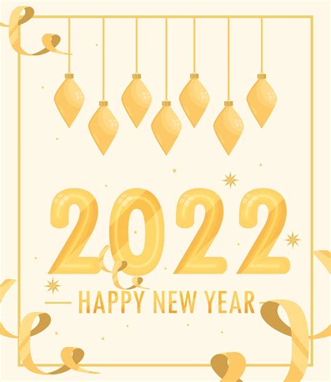 happy new year 2022 greeting card 6101205 Vector Art at Vecteezy