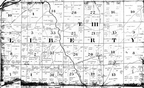 McBRIDE S 1836 Butler County Township Maps