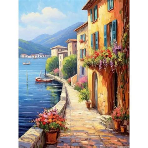 Bimkole 5D Diamond Painting DIY Kits Paysages Peinture D Art Diamant