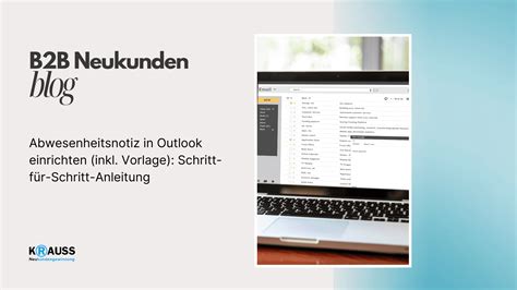 Abwesenheitsnotiz In Outlook Einrichten Inkl Vorlage Schritt F R