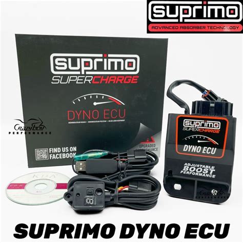 SUPRIMO ECU DYNO Y15ZR V1 V2 RS150 4 MAP WITH CONTROL ADJUSTABLE MODE