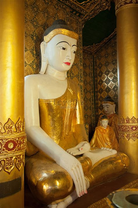 Buddha Statue At Shwedagon Tower Yangon Myanmar Picture And HD Photos