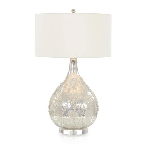 John Richard Silver Glass Table Lamp Jrl 10473