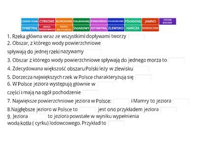 Wody Powierzchniowe W Polsce Materia Y Dydaktyczne