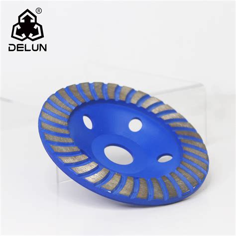 Delun Amazon Supplier Diamond Grinding Disc Double Row Cup Wheel For