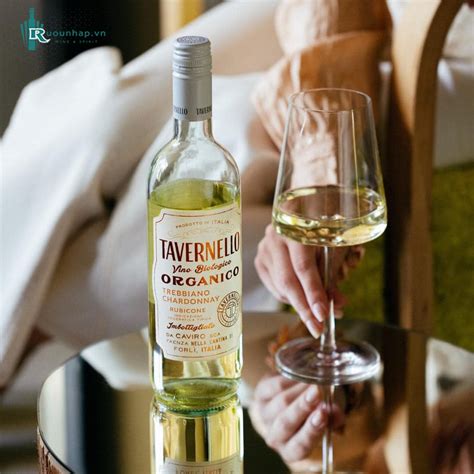 Rượu Vang Tavernello Organico Trebbiano Chardonnay Rubicone Rượu nhập