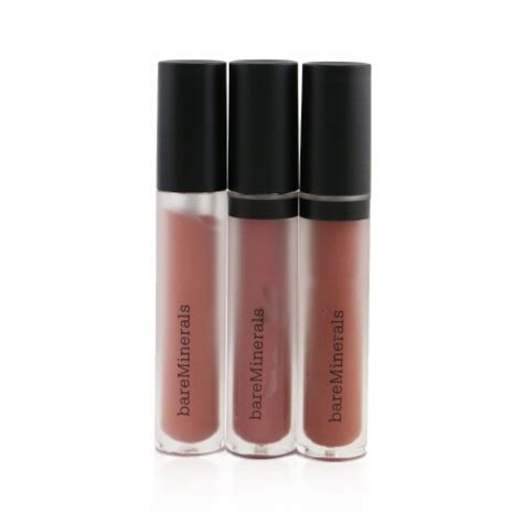 BareMinerals Gen Nude Matte Liquid Lipcolor Trio 3x Matte Liquid