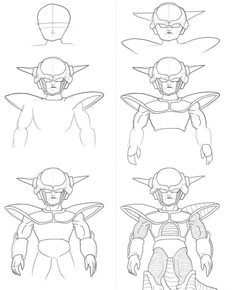 How To Draw Frieza From Dragon Ball Z