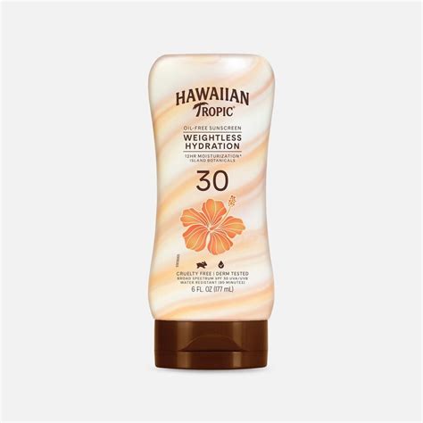 Fsa Eligible Hawaiian Tropic Silk Hydration Weightless Oil Free Face