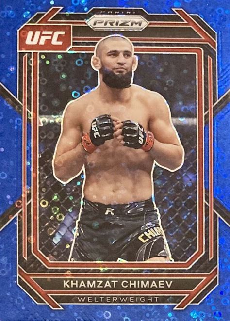 Khamzat Chimaev Prizm Ufc Under Card Blue Price Guide