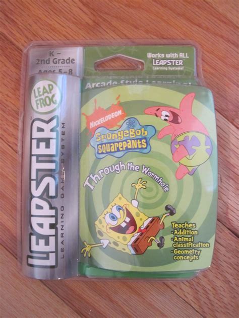 LeapFrog Leapster Lmax Educational Learning Game Catridge SpongeBob ...