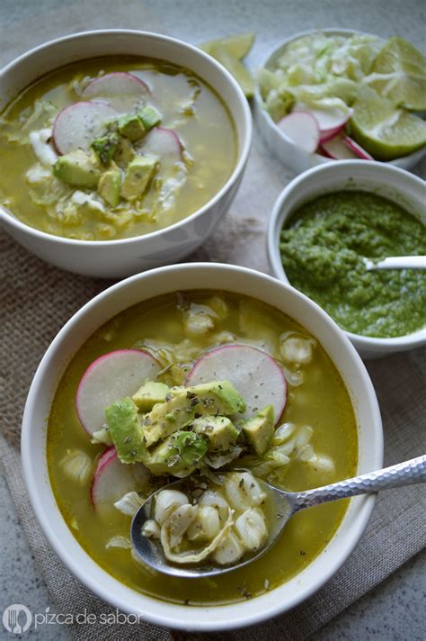 Pozole Verde De Pollo Pizca De Sabor