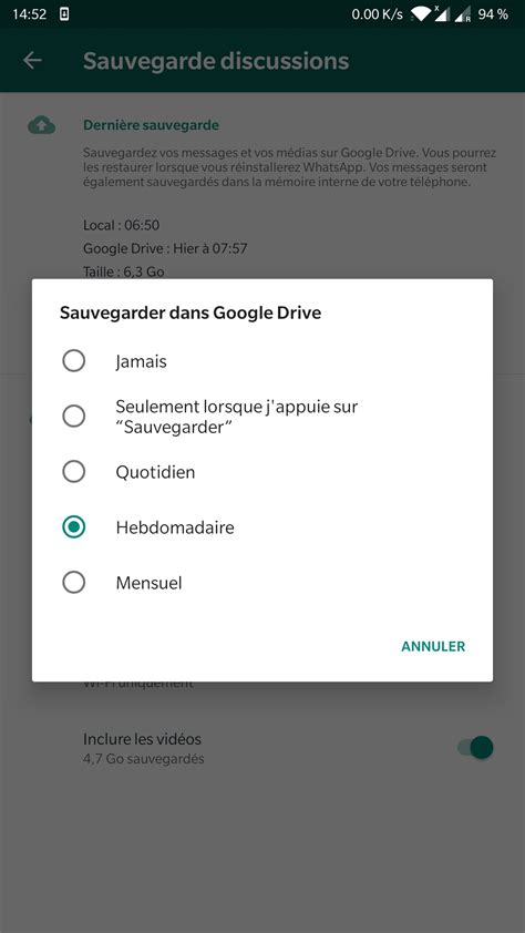 Comment Synchroniser Ses Messages Whatsapp Sur Google Drive