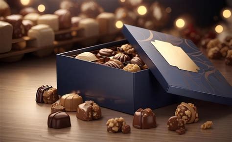 Premium AI Image | A luxury chocolate gift set for celebration