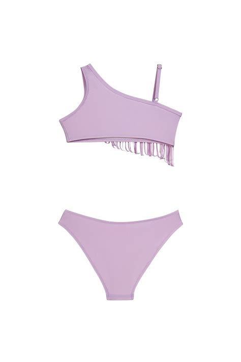 SHELLSEA Kız Çocuk Tek Omuz Saçaklı Bikini Fiyatı Yorumları Trendyol