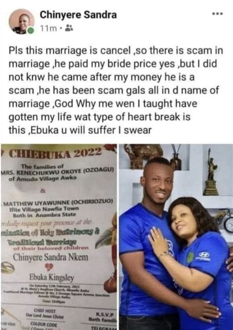 Nigerian Woman Ends Her Marriage Just Days After Her Wedding As She