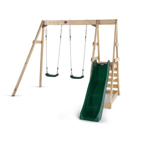 Plum Tamarin Wooden Swing Set Swing And Play