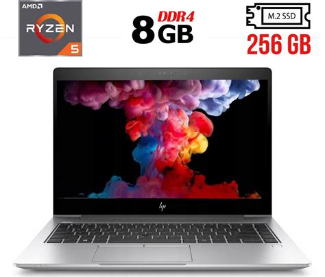 Ультрабук Б класс HP Elitebook 745 G5 14 Ryzen 5 Pro 2500U 4 ядра 2