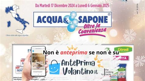 Volantino Acqua E Sapone Dal Dicembre Al Gennaio