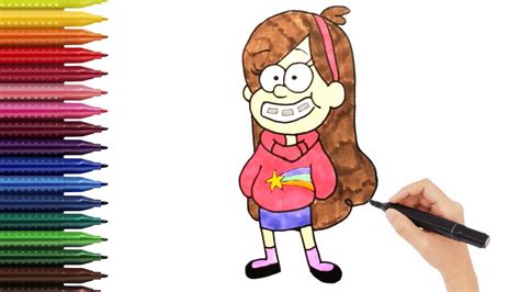 Como dibujar a MABEL paso a paso Dibujos Fáciles Para Niños Colores