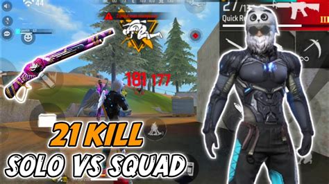 Solo Vs Squad Gameplay Bar Bar Sampe Booyah Kill Youtube