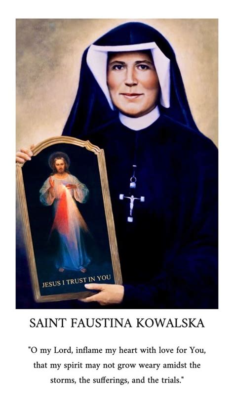 Divine Mercy Messenger Saint Faustina Kowalska