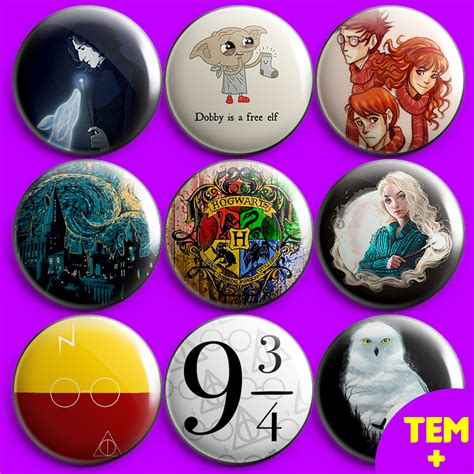 Bottons Harry Potter Botton Broche De Cm Cm Cm Shopee Brasil