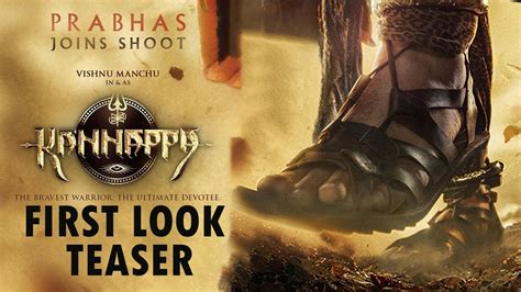 Kannappa First Look Teaser Prabhas Manchu Vishnu Prabhas Mohan