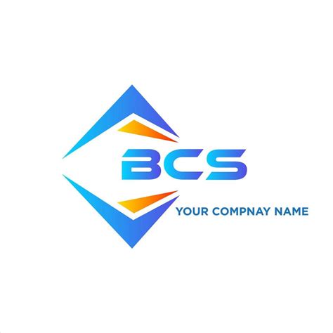 BCS abstract technology logo design on white background. BCS creative initials letter logo ...