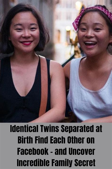 Identical Twins Separated At Birth Find Each Other On Facebook And Uncover