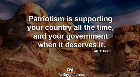 Mark Twain Quotes on Patriotism and Respect - abrainyquote