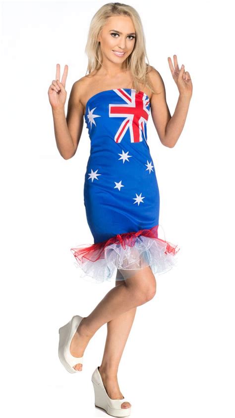 Be A Real Cute Aussie Sheila In This Tutu Australian Flag Dress Buy It