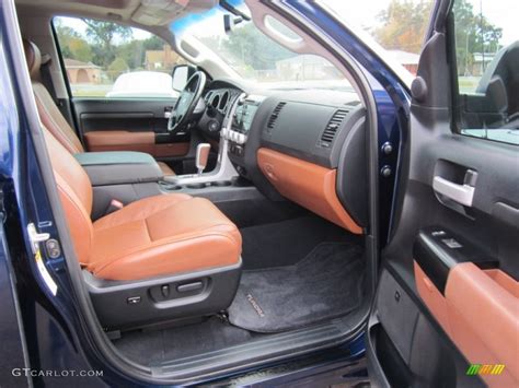 Toyota tundra redrock leather interior