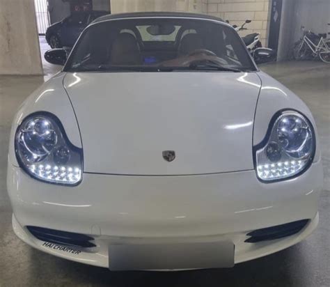 Scheinwerfer für Porsche Boxster 986 Bj 96 04 Led Tagfahrlicht Optik