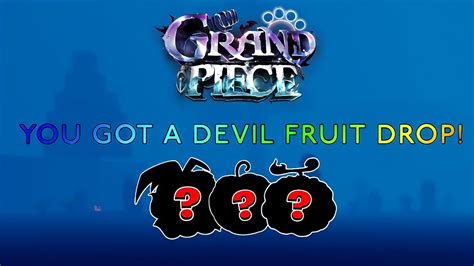 Gpo You Got A Devil Fruit Drop Ultra Luck Youtube