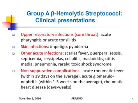 Ppt Streptococcal Infections The Case Of Acute Rheumatic Fever