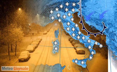 Il Meteo Italia Coperta Dalla Neve L Evento Meteo Giornale