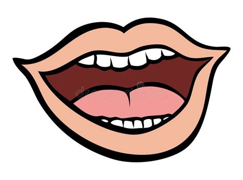 Mouth or lips talking stock vector. Illustration of love - 29725892