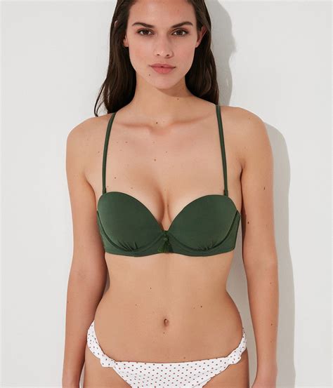 VERDE Bikini Sutien Basic Super Sexy Bichini Costume Baie