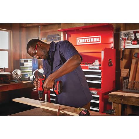 CRAFTSMAN V20 20-volt Max 1/2-in Keyless Cordless Drill (2-Batteries ...