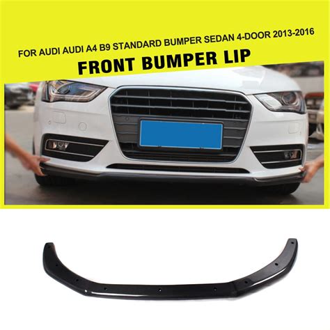 Car Styling Carbon Fiber Racing Front Lip Spoiler Chin Bumper Protector