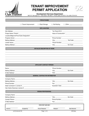 Fillable Online Oakharbor 865 S Oakharbor Fax Email Print PdfFiller