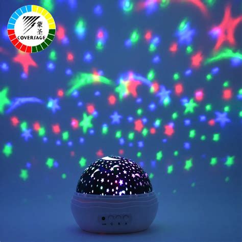 Coversage Night Light Projector Rotating Starry Sky Star Master Spin