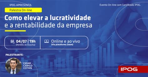 Como Elevar A Lucratividade E A Rentabilidade Da Empresa Online Sympla