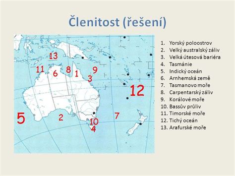 A Map With Numbers On It And The Names