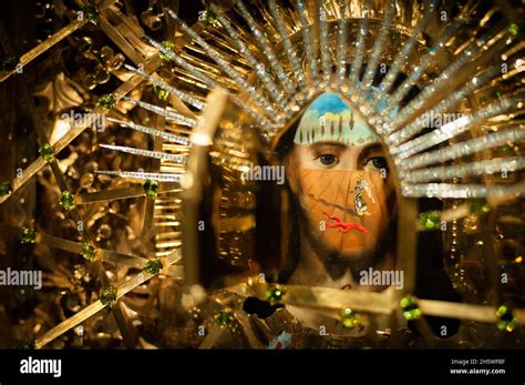 Interior View Of The Salvador Dali Museum And Theatre In Figueres Stock