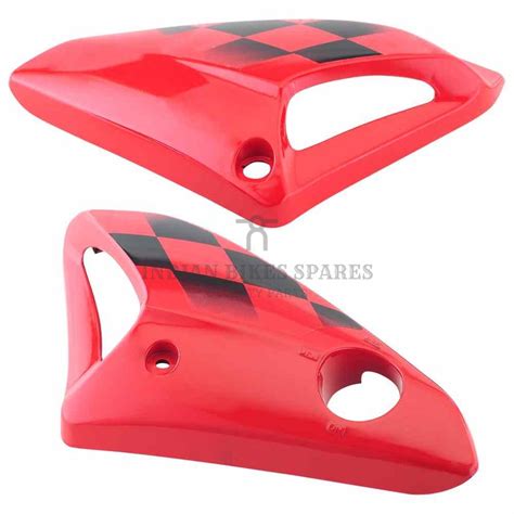 Tank Side Cover Panel Set Lh Rh Hero Honda Glamour N M Sport Red