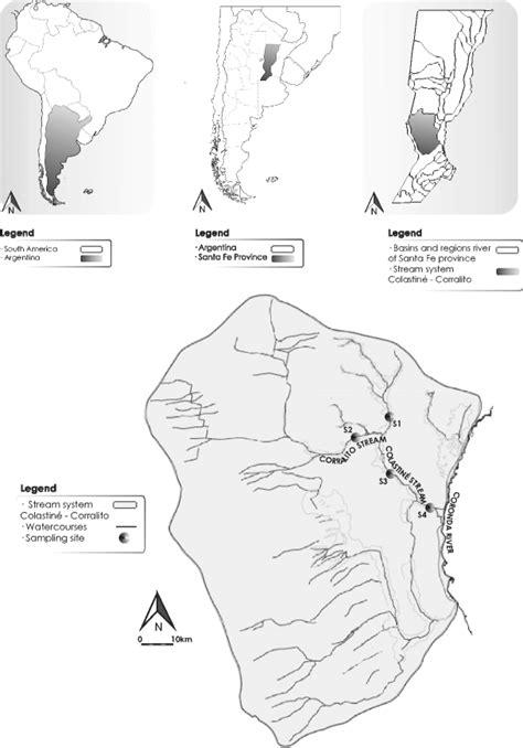 Location Map Of The Sampling Sites S1 S2 S3 And S4 Download Scientific Diagram