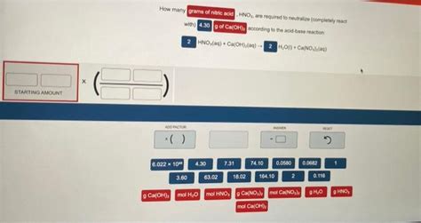 Solved How Many Grams Of Nitric Acid HNO Are Required To Chegg
