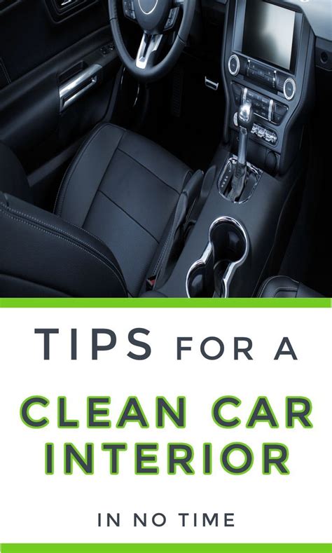 Tips for a Clean Car Interior in No Time | Cleaning car interior, Car ...